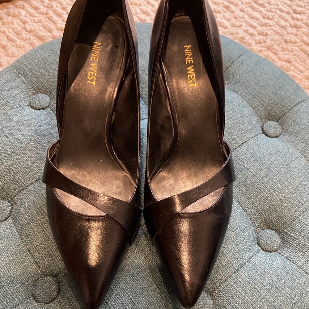 Nine West black heels